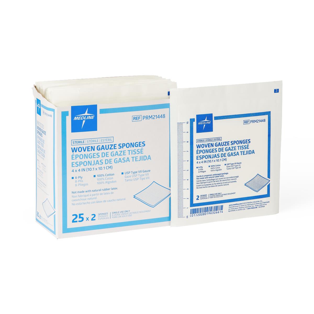 Medline Sterile Woven Gauze Sponges