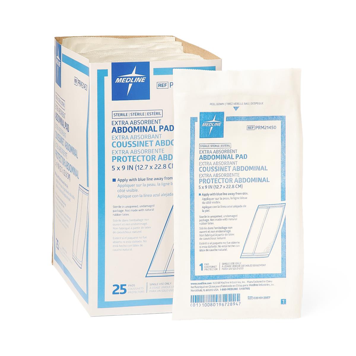 Medline Sterile Abdominal Pads