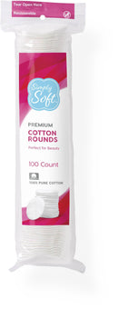 Medline Simply Soft Cotton Rounds