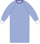 Medline Sterile Fabric-Reinforced Aurora Gowns with Raglan Sleeves