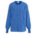 Medline AngelStat Style 849 Unisex Scrub Jackets -Sapphire