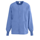 Medline AngelStat Style 849 Unisex Scrub Jackets -Ceil Blue