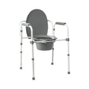 Medline Steel 3-in-1 Folding Commodes with Microban
