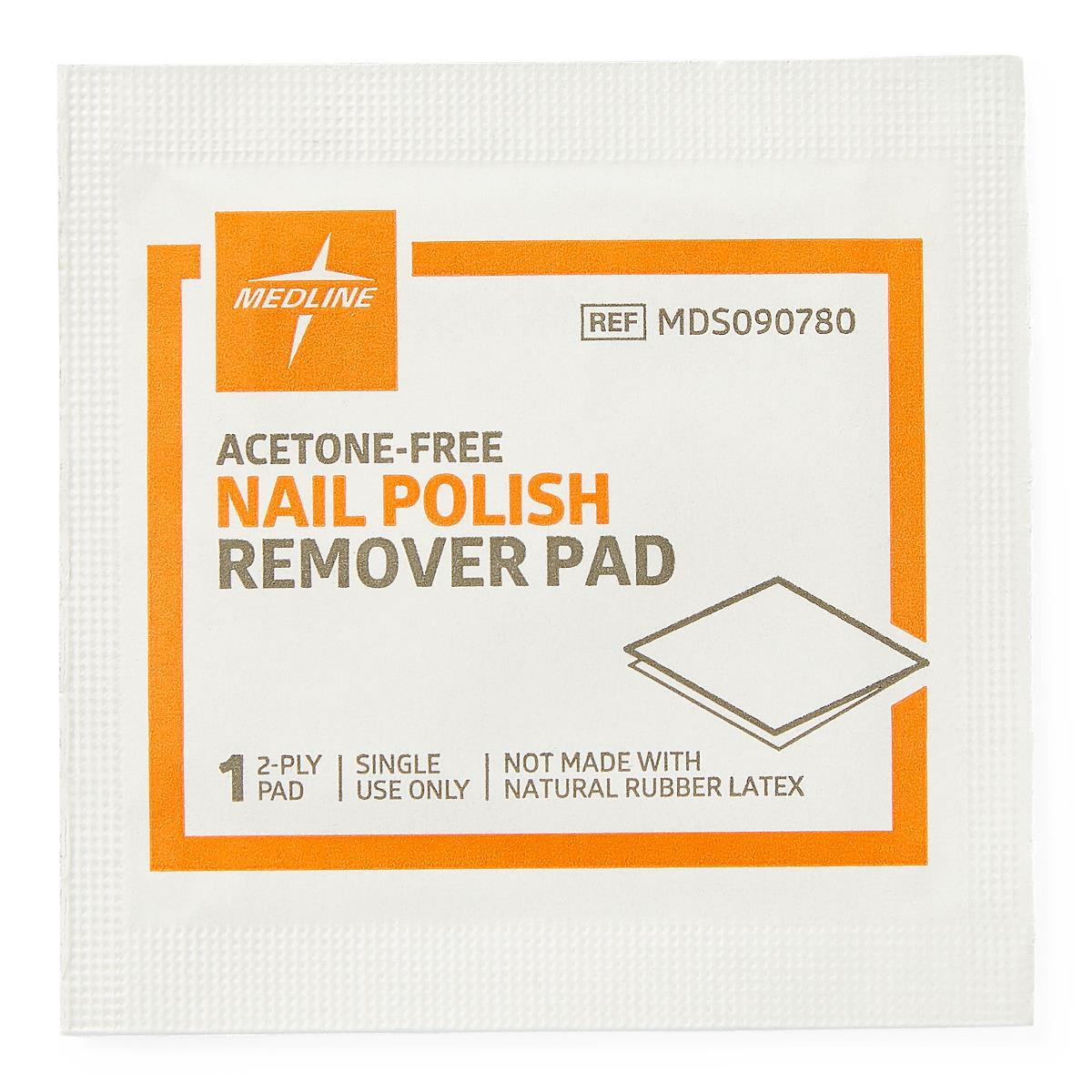 Medline Nail Polish Remover Pads