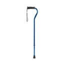 Medline Solid Color Offset Handle Canes with Gel Grip