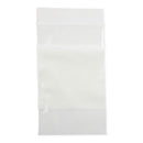 Medline Plastic Zip Closure Bags with White Write-On Block