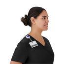 Medline Staten AVE Women's Yoga-Style Scrub Tops with Zipper Pockets (Style 4865)