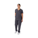 Medline Staten AVE Women's Yoga-Style Scrub Tops with Zipper Pockets (Style 4865)