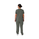 Medline Staten AVE Women's Yoga-Style Scrub Tops with Zipper Pockets (Style 4865)
