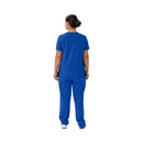 Medline Staten AVE Women's Yoga-Style Scrub Tops with Zipper Pockets (Style 4865)