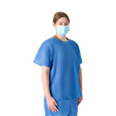 Medline Disposable Unisex Round-Neck Scrub Tops