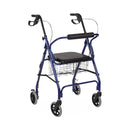 Medline Ultra Lightweight Aluminum Rollator with 2-Position Basket