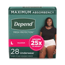 Medline Depend Fresh Protection Incontinence Underwear for Women
