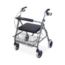 Medline DMI Extra-Wide Heavy-Duty Lightweight Aluminum Rollator