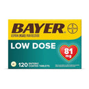 Medline Bayer Low Dose Safety Coated Aspirin Regimen Tablets