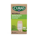 Medline Curad Natural Bandages with Aloe and Vitamin E