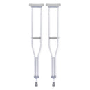 Medline Standard Aluminum Push-Button Crutches