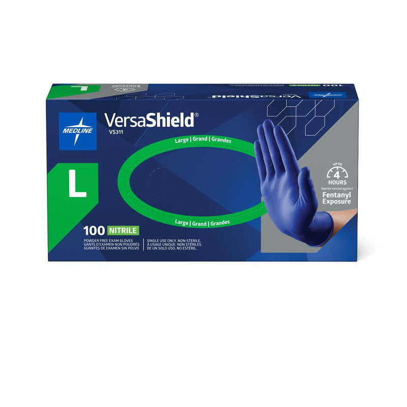 Medline VersaShield Powder-Free Nitrile Exam Gloves