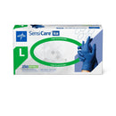 Medline SensiCare Ice Blue Powder-Free Nitrile Exam Gloves