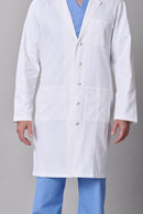 Medline Refine Men's 4-Pocket Full-Length Lab Coats
