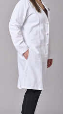 Medline Refine Women's 4-Pocket Full-Length Lab Coats