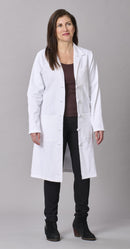 Medline Refine Women's 4-Pocket Full-Length Lab Coats