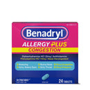 Medline Benadryl Allergy Plus Congestion Ultratab Tablets
