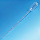 Medline Sterile Graduated 3 mL Pipettes, Small Bulb,