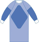 Medline Sterile Fabric-Reinforced Aurora Gowns with Raglan Sleeves
