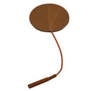Compass Health Self-Adhesive Electrodes, 2" Round Tan Cloth, Foil Pouch