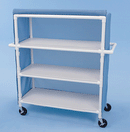 Healthline Three Shelf Cart, 48″ x 20″ Shelves