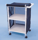 Healthline Two Shelf Cart, 24″ x 20″ Shelves