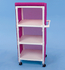 Healthline Three Shelf Cart, 24″ x 20″ Shelves [LC243W3]