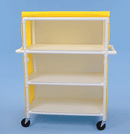 Healthline Three Shelf Cart, 42″ x 20″ Shelves