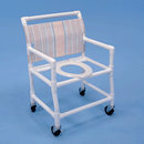 Healthline Shower Commode Chair (Extra Wide-No Bar In Back)