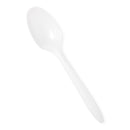 Medline Disposable White Plastic Spoons