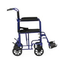 Medline Basic Aluminum Transport Chair with 8" Wheels