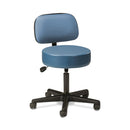 Medline 5-Leg Pneumatic Stool with Backrest