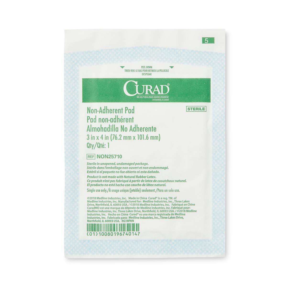 Medline CURAD Sterile Nonadherent Pads