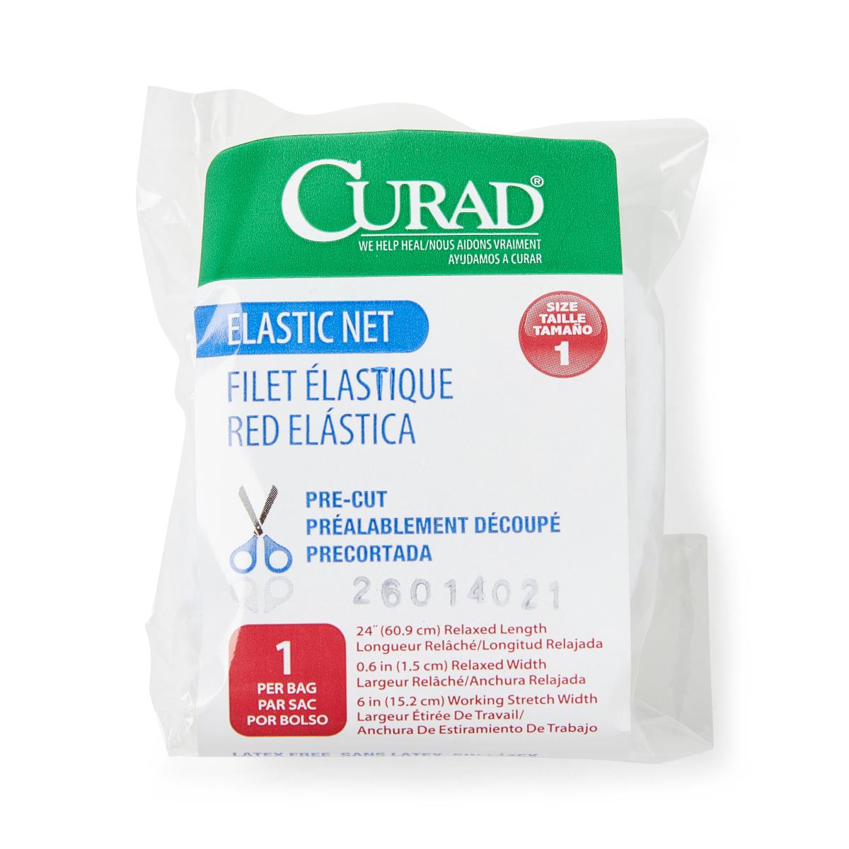 Medline Precut Elastic Wound Retainer Nets