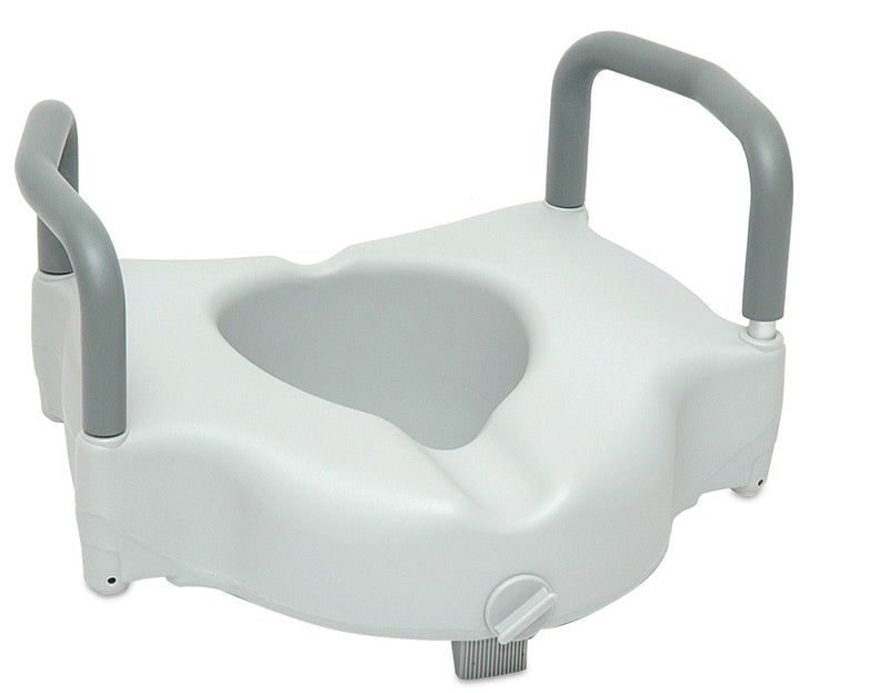 Compass Health ProBasics Raised Toilet Seat with Lock and Arms,