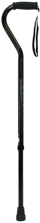 Compass Health ProBasics Heavy Duty Offset Cane (Black),
