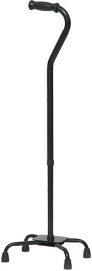 Compass Health ProBasics Bariatric Quad Cane, Large Base (Black), 2/ca