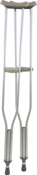 Compass Health ProBasics Aluminum Underarm Crutches (Tall, 5'10" - 6'6")
