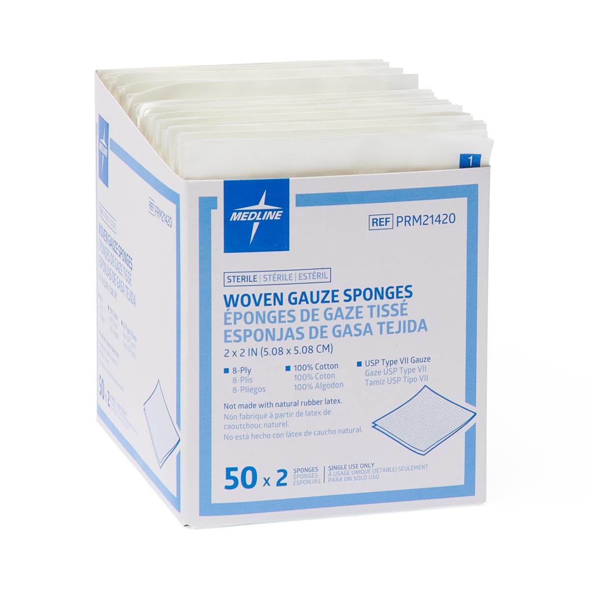 Medline Sterile Woven Gauze Sponges