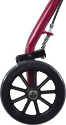 Compass Health ProBasics Aluminum Rollator with 6-inch Wheels, Burgundy