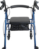 Compass Health ProBasics Aluminum Rollator with 6-inch Wheels, Blue