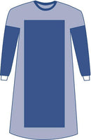 Medline Sterile Poly-Reinforced Aurora Gowns with Set-In Sleeves