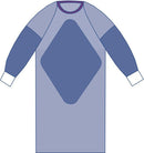 Medline Sterile Fabric-Reinforced Aurora Gowns with Raglan Sleeves