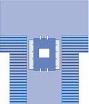 Medline Major Abdominal Surgical Drape with Pouches